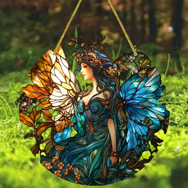 Charming Fairy Spiritual Garden Suncatcher - Image 6