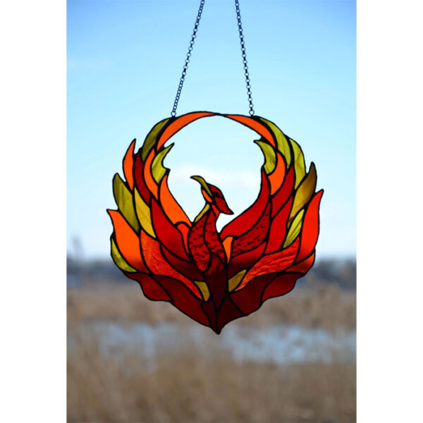 Mythical Phoenix Suncatcher - Image 2