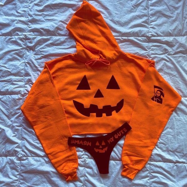 Spooky Naughty Hoodie Thong Set - Image 3