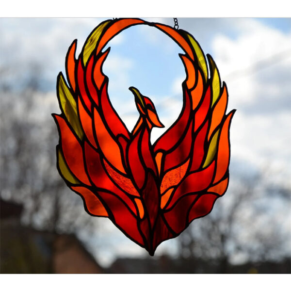 Mythical Phoenix Suncatcher - Image 3