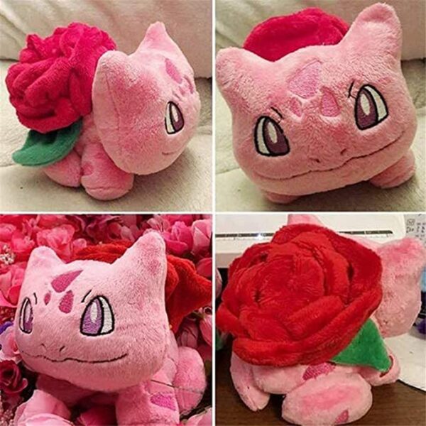 Rose Bulbasaur Plushie