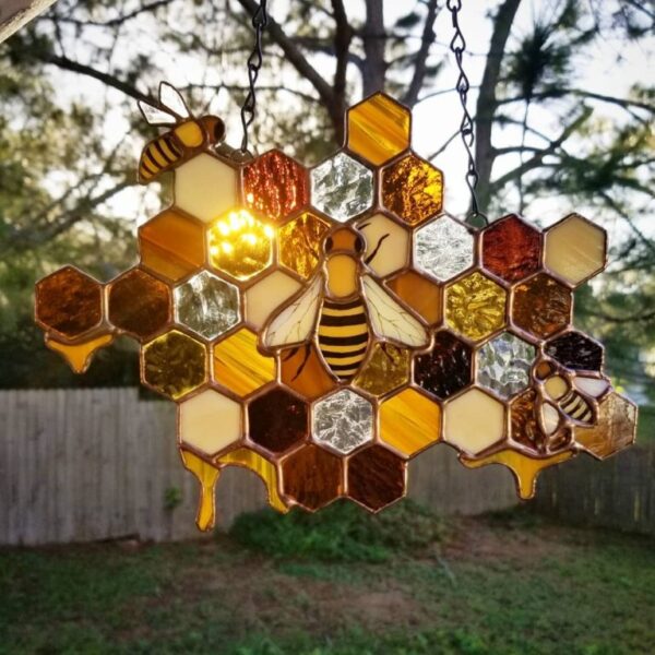 Sparkling Bee Suncatcher