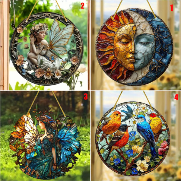 Charming Fairy Spiritual Garden Suncatcher - Image 2