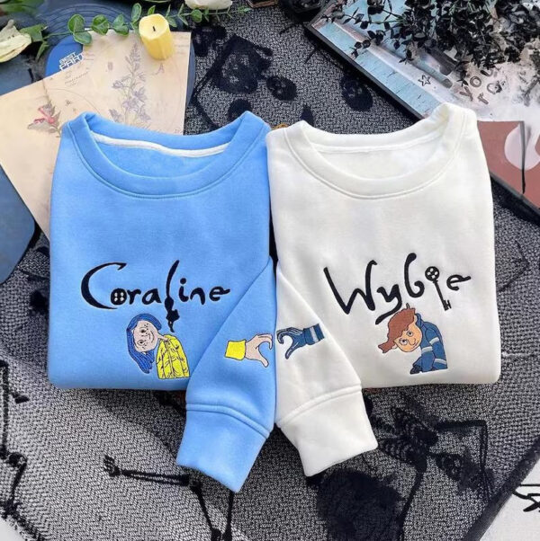 Spooky Coraline & Wybie Sweatshirt