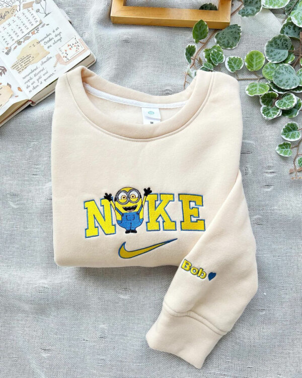 Cute Minions Embroidered Sweater - Image 3