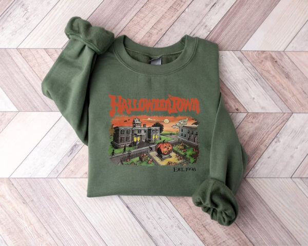 Vintage Halloweentown Est 1998 Sweatshirt - Image 2