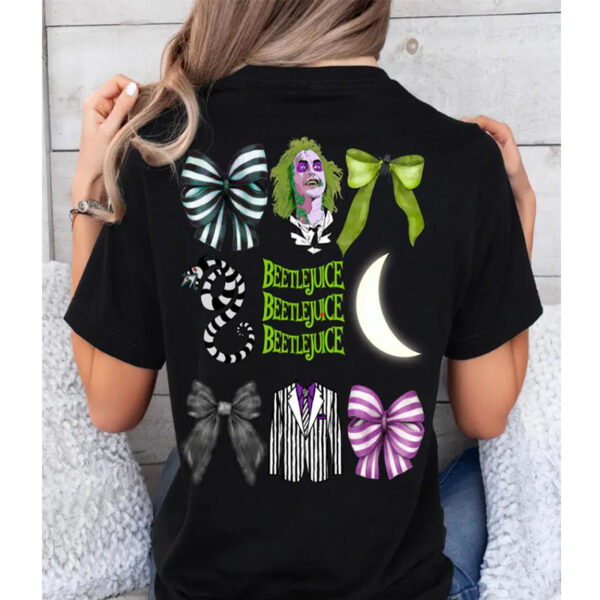 Horror Beetlejuice Halloween Shirt - Image 2