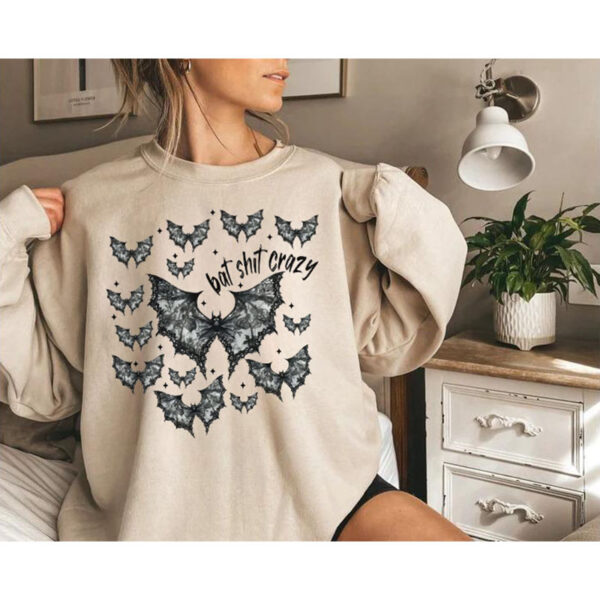 Spooky Bat Shit Crazy Sweater - Image 2