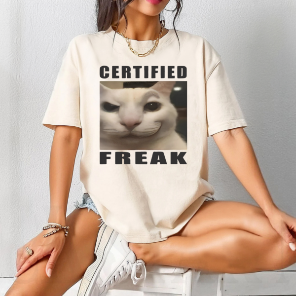 Certified Freak Cat TShirt - Image 2