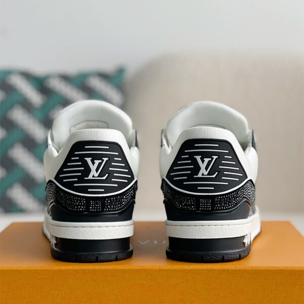 LV Trainer Sneakers Bling Black - Image 6