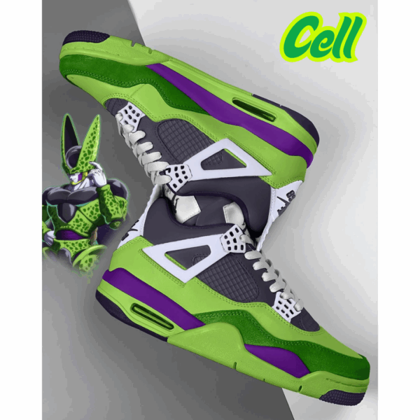 Dragon Ball Jordan 4 Sneakers - Image 5