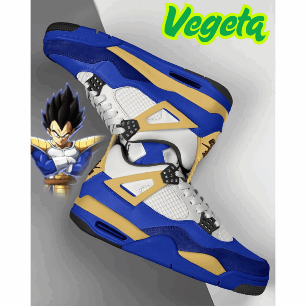 Dragon Ball Jordan 4 Sneakers - Image 3