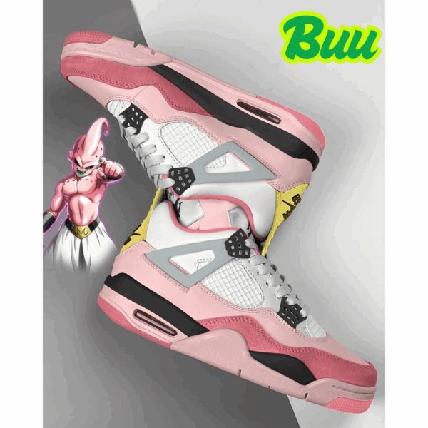 Dragon Ball Jordan 4 Sneakers - Image 4